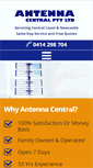 Mobile Screenshot of antennacentral.com.au